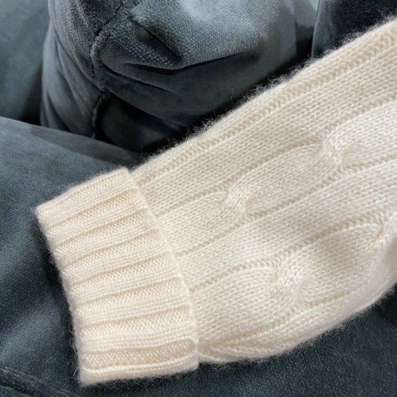 Ralph Lauren Cashmere Woven-Collar Coverall - Picture 7 of 8